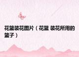 花篮装花图片（花篮 装花所用的篮子）