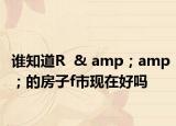谁知道R  & amp；amp；的房子f市现在好吗