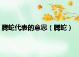 腾蛇代表的意思（腾蛇）
