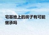 宅基地上的房子有可能继承吗