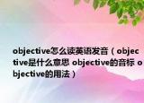 objective怎么读英语发音（objective是什么意思 objective的音标 objective的用法）