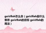goldfish怎么念（goldfish是什么意思 goldfish的音标 goldfish的用法）