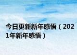 今日更新新年感悟（2021年新年感悟）