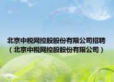 北京中税网控股股份有限公司招聘（北京中税网控股股份有限公司）