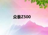众泰Z500