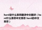 hard是什么意思翻译中文翻译（hard什么意思中文意思 hard的中文意思）