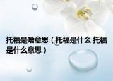 托福是啥意思（托福是什么 托福是什么意思）