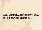 天龙八部中叶二娘的扮演者（叶二娘 《天龙八部》中的角色）
