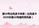 第16号台风浪卡来袭（台风浪卡 2020年第16号强热带风暴）