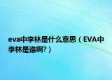 eva中李林是什么意思（EVA中李林是谁啊?）