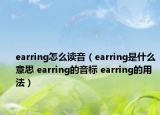 earring怎么读音（earring是什么意思 earring的音标 earring的用法）
