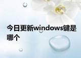 今日更新windows键是哪个