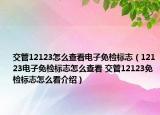 交管12123怎么查看电子免检标志（12123电子免检标志怎么查看 交管12123免检标志怎么看介绍）