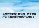 长春明宇金融广场位置（明宇金融广场 长春市明宇金融广场楼盘）