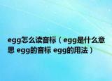 egg怎么读音标（egg是什么意思 egg的音标 egg的用法）