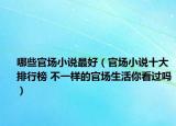 哪些官场小说最好（官场小说十大排行榜 不一样的官场生活你看过吗）