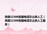 铁路12306客服电话怎么转人工（铁路12306客服电话怎么转人工服务）