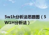 5w1h分析法思路图（5W1H分析法）