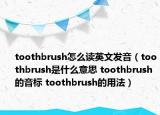 toothbrush怎么读英文发音（toothbrush是什么意思 toothbrush的音标 toothbrush的用法）