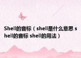 Shell的音标（shell是什么意思 shell的音标 shell的用法）