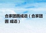 合家团圆成语（合家团圆 成语）