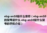 ebg-an10是什么意思（ebg-an10的型号是什么 ebg-an10是什么型号的手机介绍）