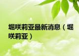 堀咲莉亚最新消息（堀咲莉亚）