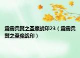 霹雳兵燹之圣魔战印23（霹雳兵燹之圣魔战印）