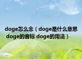 doge怎么念（doge是什么意思 doge的音标 doge的用法）