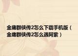金庸群侠传2怎么下载手机版（金庸群侠传2怎么遇阿紫）