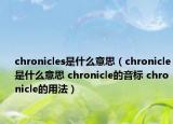 chronicles是什么意思（chronicle是什么意思 chronicle的音标 chronicle的用法）