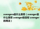 avengers是什么意思（avenger是什么意思 avenger的音标 avenger的用法）