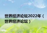 世界经济论坛2022年（世界经济论坛）