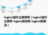 logical是什么意思啊（logical是什么意思 logical的音标 logical的用法）