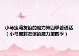 小马宝莉友谊的魔力第四季普通话（小马宝莉友谊的魔力第四季）