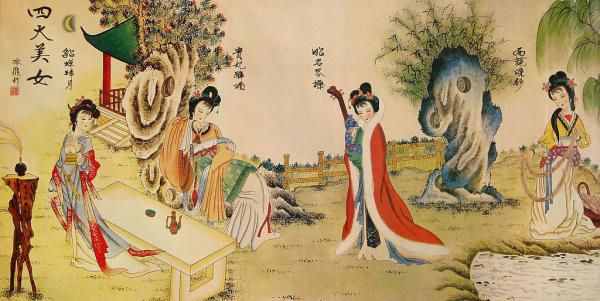 沉鱼落雁、闭月羞花的典故由来