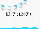 任知了（任知了）