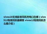 vivos10无线影音耳机充电口在哪（vivoS12有线耳机插哪里 vivos12有线耳机怎么插介绍）