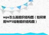 wps怎么画组织结构图（如何使用WPS绘制组织结构图）