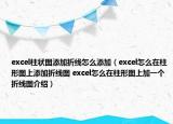 excel柱状图添加折线怎么添加（excel怎么在柱形图上添加折线图 excel怎么在柱形图上加一个折线图介绍）