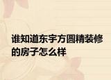谁知道东宇方圆精装修的房子怎么样