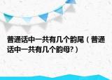 普通话中一共有几个韵尾（普通话中一共有几个韵母?）