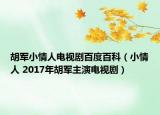 胡军小情人电视剧百度百科（小情人 2017年胡军主演电视剧）