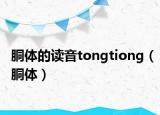 胴体的读音tongtiong（胴体）