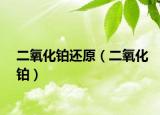 二氧化铂还原（二氧化铂）