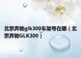 北京奔驰glk300车架号在哪（北京奔驰GLK300）