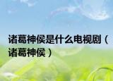 诸葛神侯是什么电视剧（诸葛神侯）