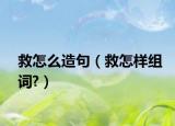 救怎么造句（救怎样组词?）