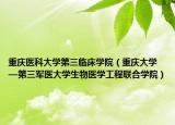 重庆医科大学第三临床学院（重庆大学—第三军医大学生物医学工程联合学院）