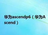 华为ascendp6（华为Ascend）